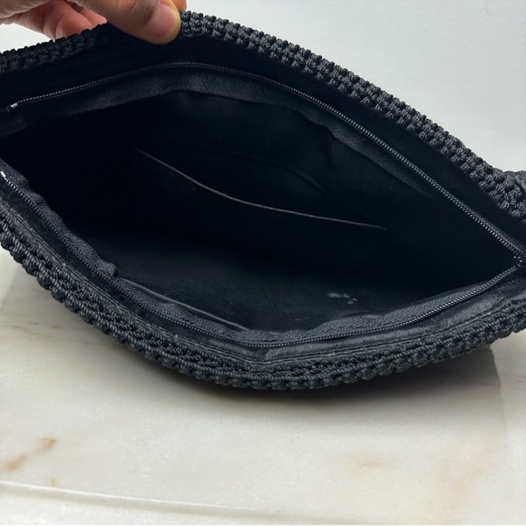 Vintage Black Crochet Bag - Picture 11 of 13